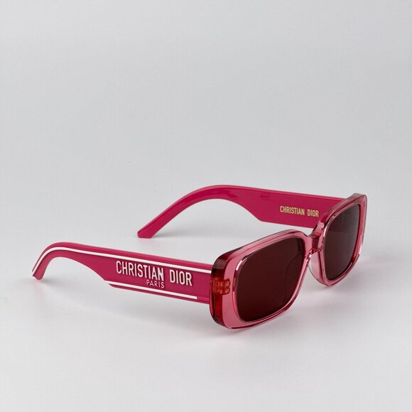 Dior WILDIOR S2U Sunglasses – Translucent Fuchsia Bordeaux | Model 73D0 main image 7